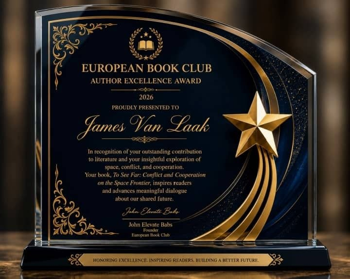European Book Club Author Excellence Award 2026 - James Van Laak